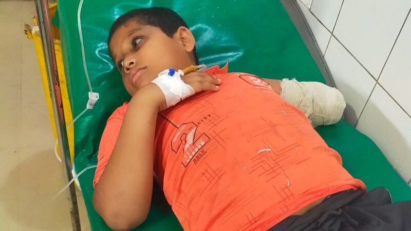 হাজীগঞ্জে সড়কে পড়ে ছিল শিশু রিহানের খন্ডিত হাত!